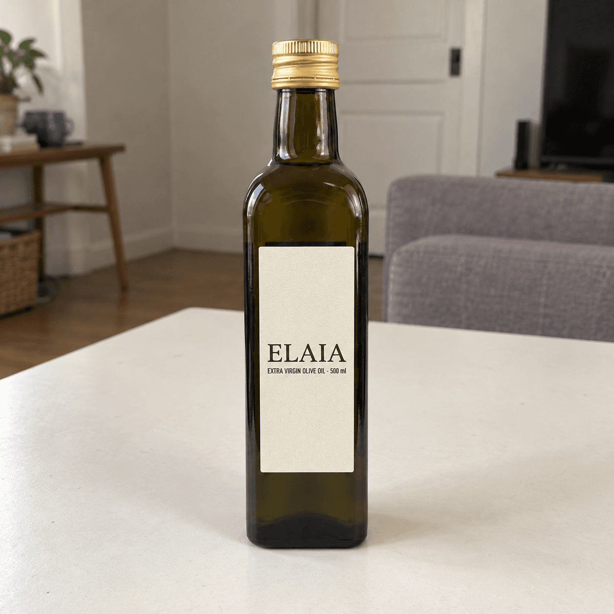 Μπουκάλι ελαιόλαδου, αρχική φωτογραφία